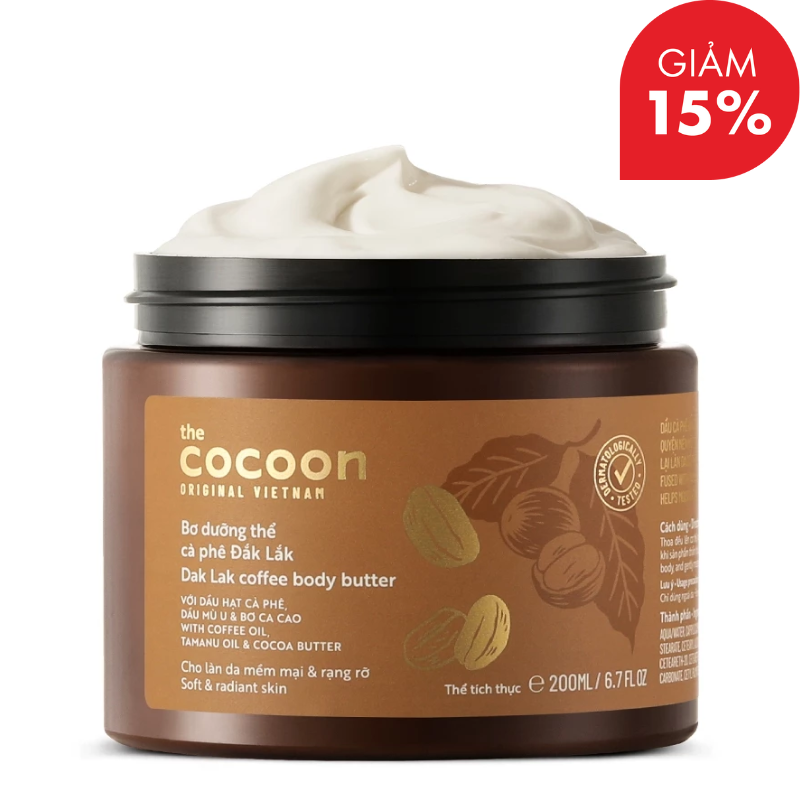 Bơ dưỡng thể cà phê Đắk Lắk Cocoon