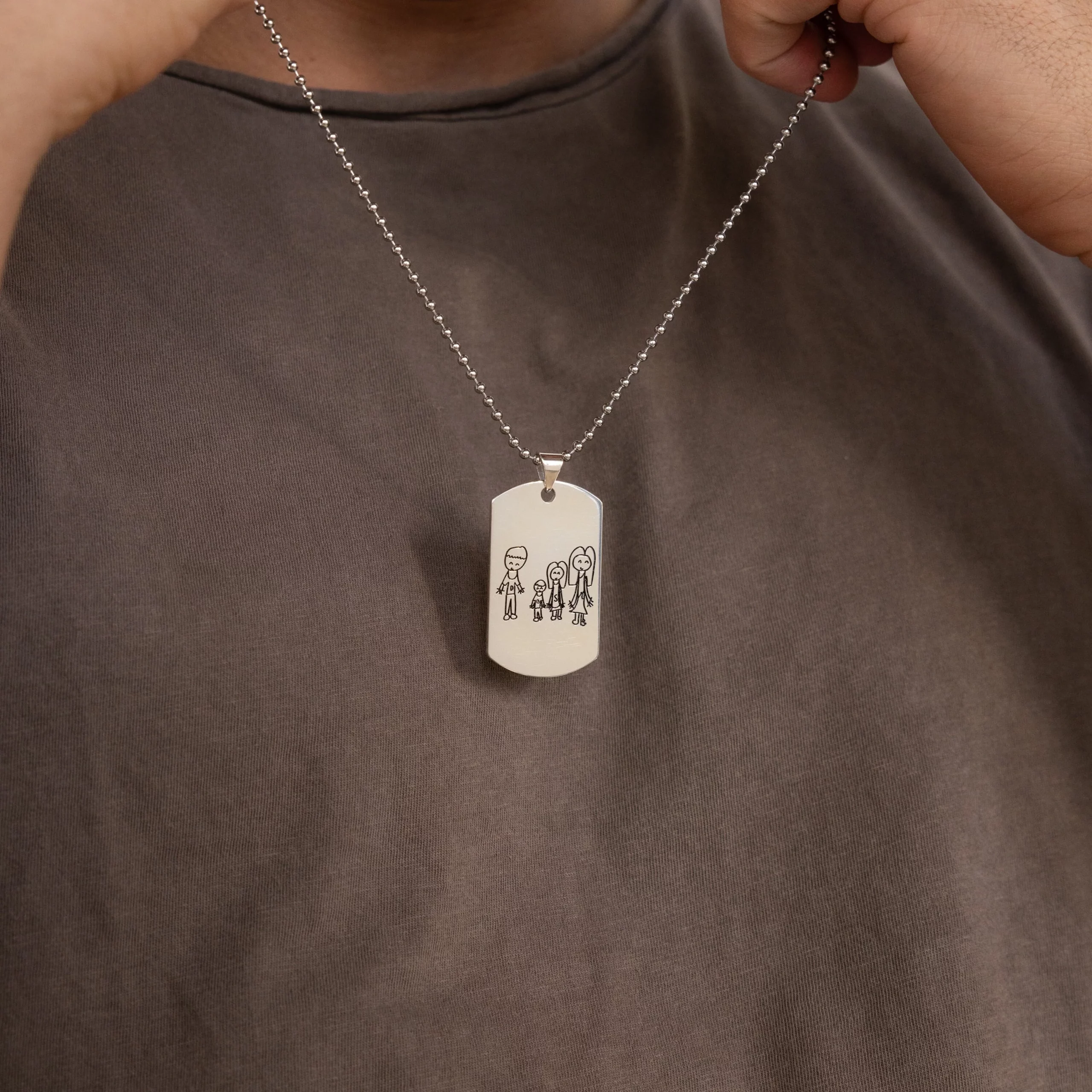 Dây Chuyền Dog Tag