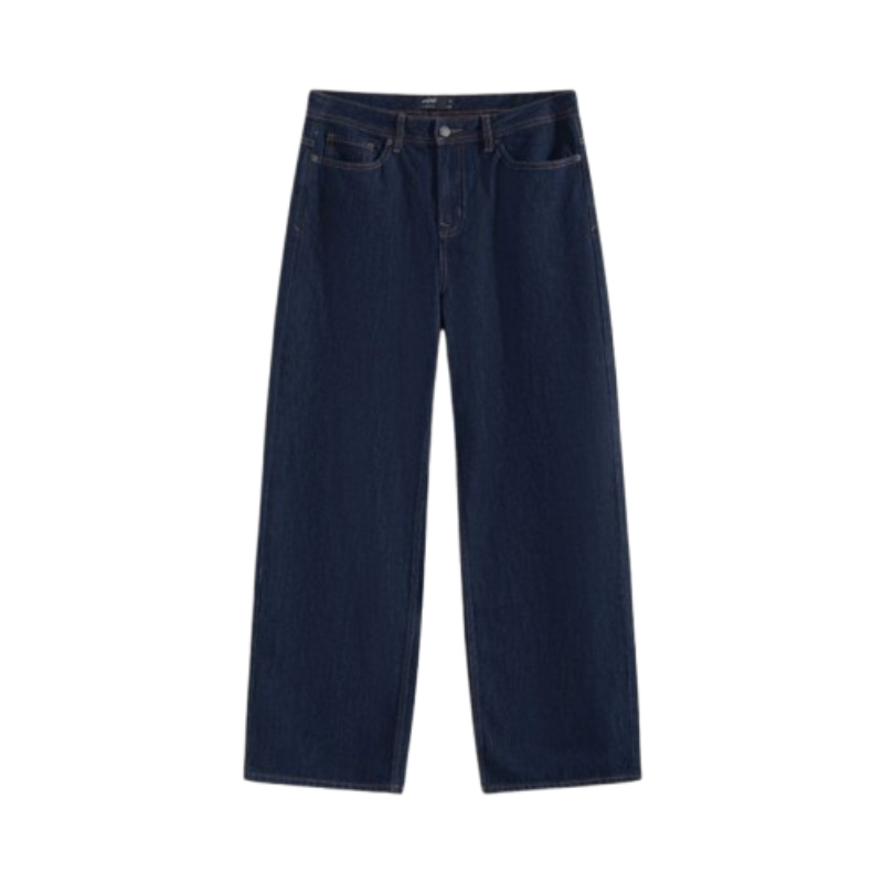 Quần Denim Nam Ống Rộng Trơn Form Wide Leg Routine