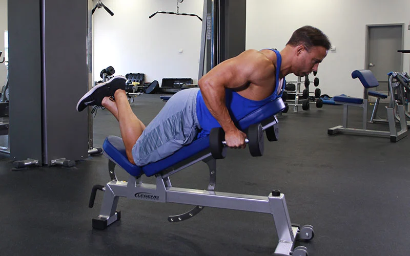 Chest-Supported Dumbbell Row